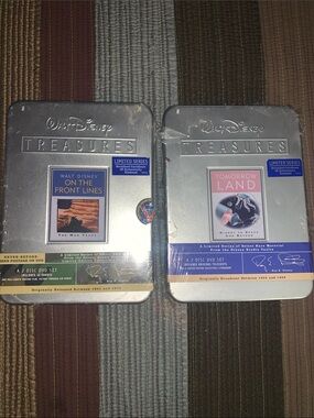 Walt Disney Treasures Silver Collector Tin Set - Two Limited Series